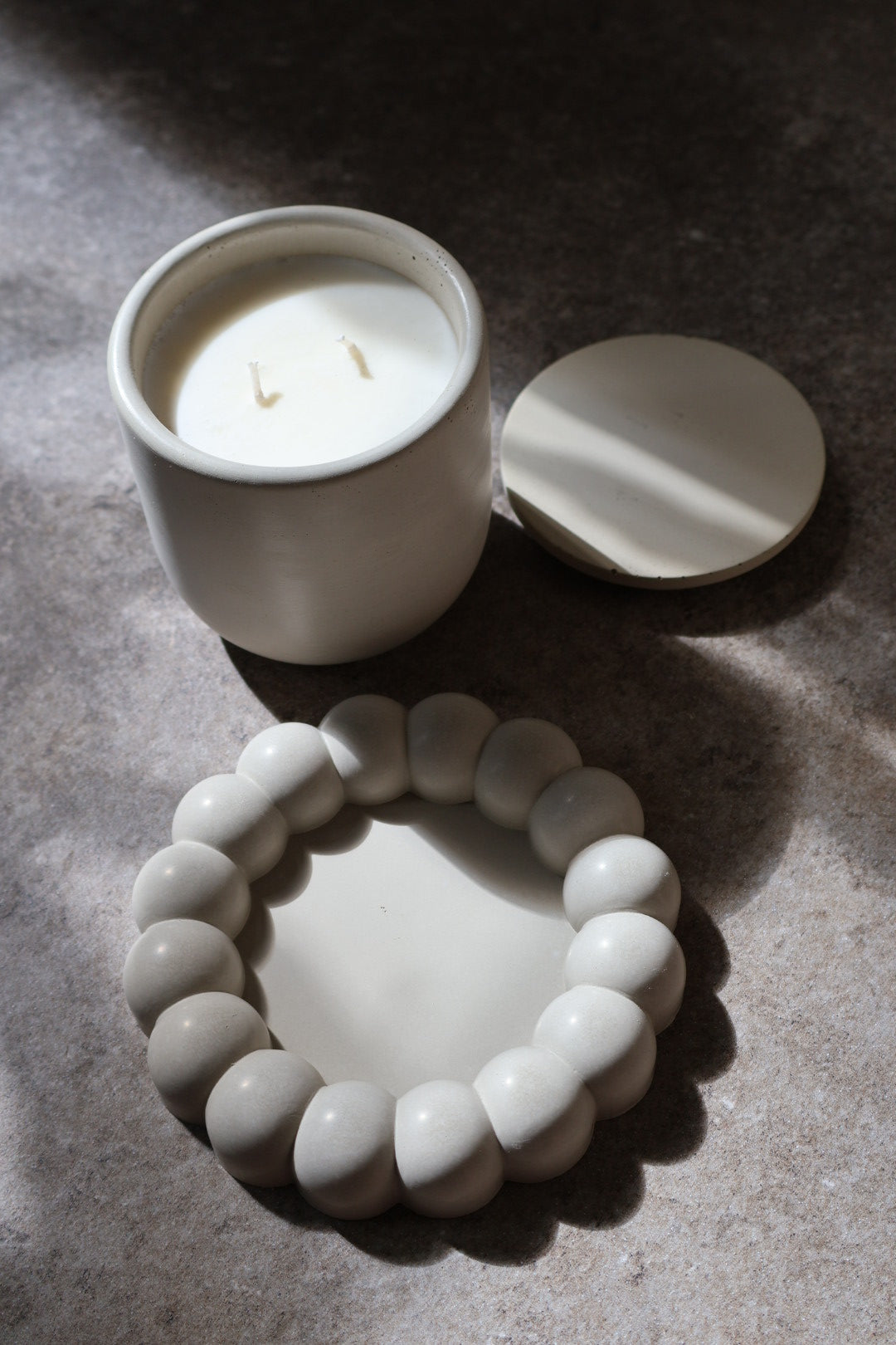 Round Candle Tray